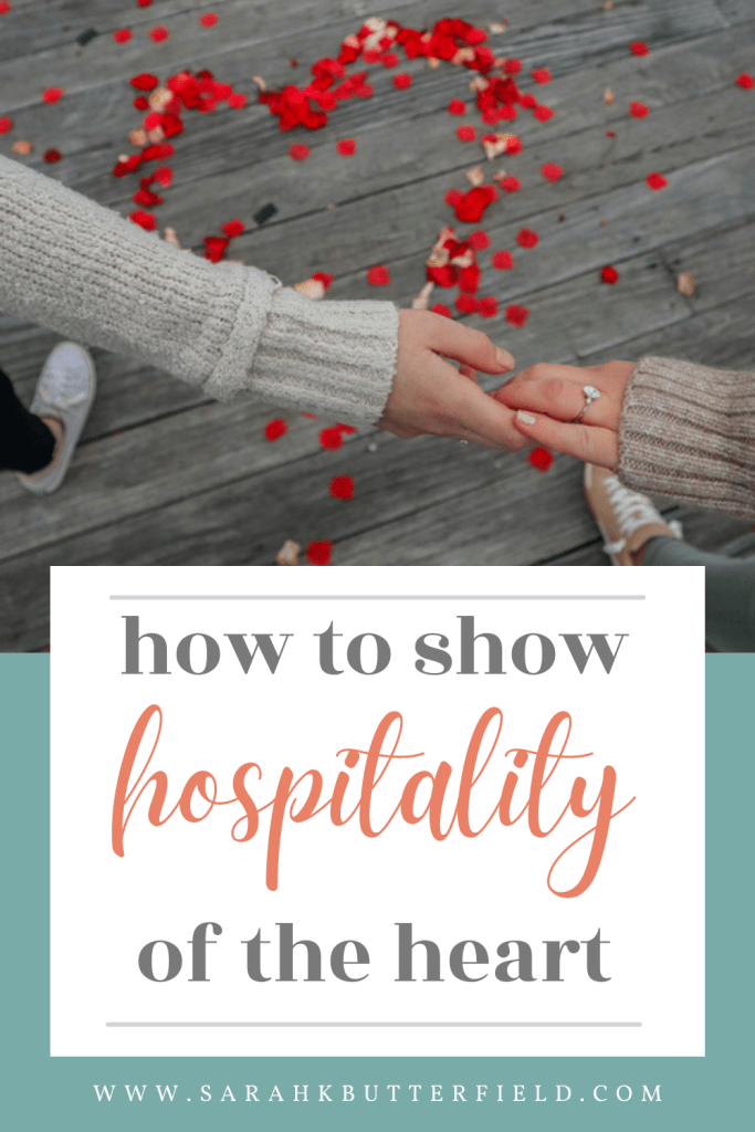 how to show hospitality of the heart